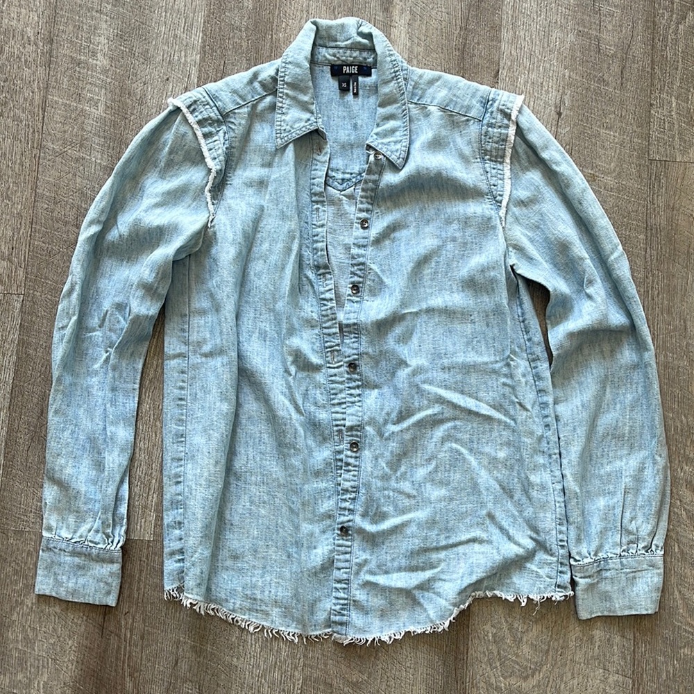 Paige denim button up